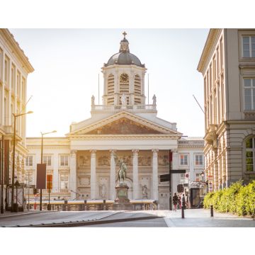 Lais Puzzle - Morgens Blick auf die Kirche Saint-Jacob auf dem königlichen Platz in Brüssel - 40, 100, 200, 500, 1.000 & 2.000 Teile