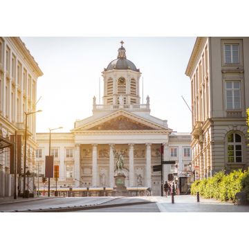Lais Puzzle - Morgens Blick auf die Kirche Saint-Jacob auf dem königlichen Platz in Brüssel - 1.000 Teile