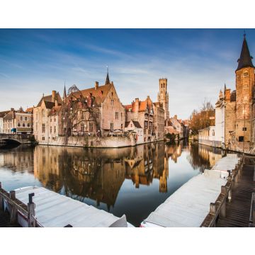 Lais Puzzle - Landschaft mit Wasserkanal in Brügge, "Venedig des Nordens", Stadtbild von Flandern, Belgien - 40, 100, 200, 500, 1.000 & 2.000 Teile