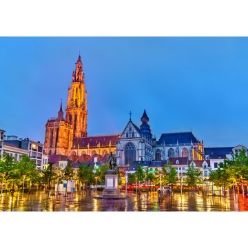 Lais Puzzle - Die Kathedrale Unserer Lieben Frau in Antwerpen. Ein UNESCO-Weltkulturerbe in Belgien - 1.000 Teile