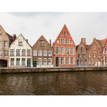 Lais Puzzle - Schöne Häuser entlang der Grachten von Brügge, Belgien. Tourismusziel in Europa - 40, 100, 200, 500, 1.000 & 2.000 Teile
