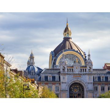 Lais Puzzle - Schöner Blick auf die Außenarchitektur des historischen Antwerpener Hauptbahnhofs in Antwerpen, Belgien - 40, 100, 200, 500, 1.000 & 2.000 Teile