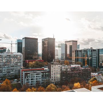 Lais Puzzle - Stadtbild der Brüsseler Innenstadt mit Geschäftshochhäusern in den späten Morgenstunden - 40, 100, 200, 500, 1.000 & 2.000 Teile