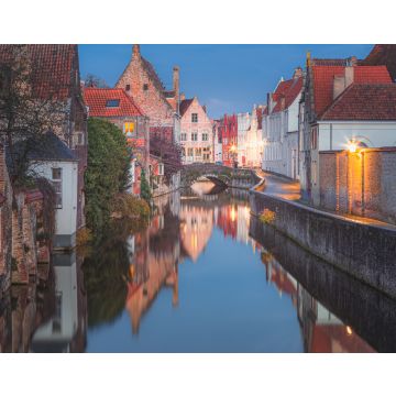 Lais Puzzle - Eine ruhige Nacht entlang einer schönen Gracht in der Altstadt von Brügge, Belgien - 40, 100, 200, 500, 1.000 & 2.000 Teile