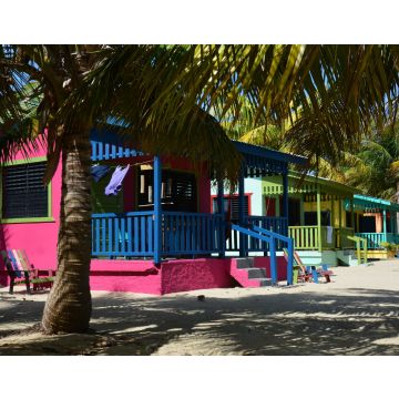 Lais Puzzle - Bungalow Coloré Plage de Placencia Belize - 40, 100, 200, 500, 1.000 & 2.000 Teile