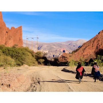 Lais Puzzle - Bolivianische Menschen entlang einer unbefestigten Straße, Bolivien - 40, 100, 200, 500, 1.000 & 2.000 Teile