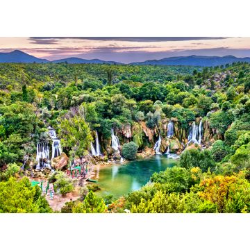 Lais Puzzle - Kravica-Wasserfälle am Fluss Trebizat in Bosnien und Herzegowina - 1.000 Teile