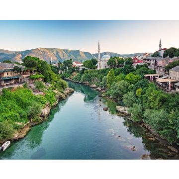 Lais Puzzle - Blick auf die mittelalterliche Brücke von Mostar, Bosnien und Herzegowina - 40, 100, 200, 500, 1.000 & 2.000 Teile