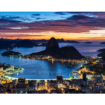 Lais Puzzle - Rio de Janeiro kurz vor Sonnenaufgang mit den Lichtern der Stadt und dem Zuckerhut am Horizont - 40, 100, 200, 500, 1.000 & 2.000 Teile