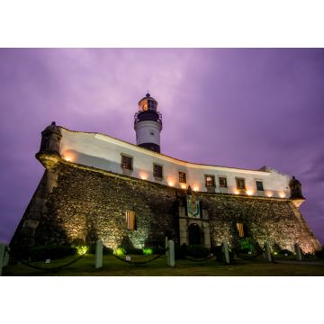 Lais Puzzle - Leuchtturm oder Farol da Barra ist ein Wahrzeichen in der Unterstadt von Salvador, Bahia, Brasilien - 1.000 Teile