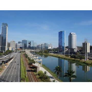 Lais Puzzle - Sao Paulo/Brasilien: Pinheiros-Allee, Fluss Tiete, Stadtbild und Gebäude - 40, 100, 200, 500, 1.000 & 2.000 Teile