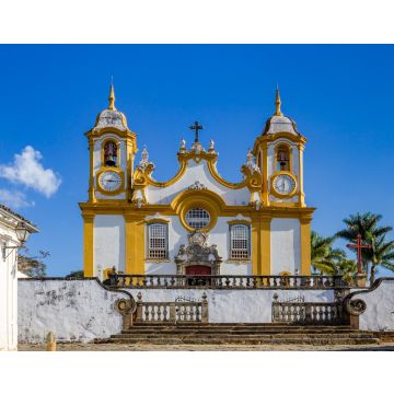 Lais Puzzle - Die koloniale Hauptkirche des Heiligen Antonius, Tiradentes, Minas Gerais, Brasilien - 40, 100, 200, 500, 1.000 & 2.000 Teile