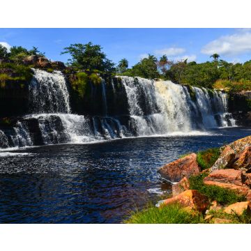 Lais Puzzle - Der Wasserfall Cachoeira Grande, gleich außerhalb des Nationalparks Serra do Cipó, Bundesstaat Minas Gerais, Brasilien - 40, 100, 200, 500, 1.000 & 2.000 Teile