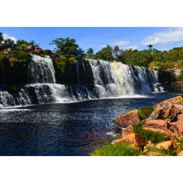 Lais Puzzle - Der Wasserfall Cachoeira Grande, gleich außerhalb des Nationalparks Serra do Cipó, Bundesstaat Minas Gerais, Brasilien - 1.000 Teile