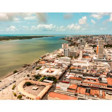 Lais Puzzle - Luftaufnahme mit Drohne von der Stadt Aracaju in Sergipe Brasilien - 40, 100, 200, 500, 1.000 & 2.000 Teile