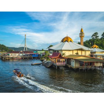 Lais Puzzle - Das Wasserdorf Kampong Ayer in Bandar Seri Begawan, Brunei - 40, 100, 200, 500, 1.000 & 2.000 Teile
