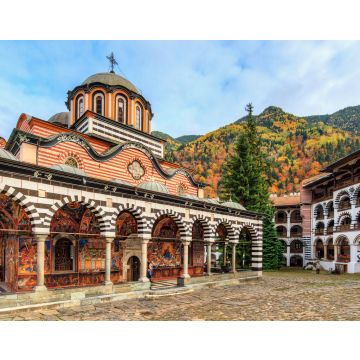 Lais Puzzle - Schöner Blick auf das orthodoxe Rila-Kloster, eine berühmte Touristenattraktion und Kulturdenkmal im Rila-Naturpark-Gebirge in Bulgarien - 40, 100, 200, 500, 1.000 & 2.000 Teile