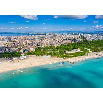 Lais Puzzle - Luftaufnahme des Hauptstrandes der bulgarischen Stadt Bourgas - 1.000 Teile