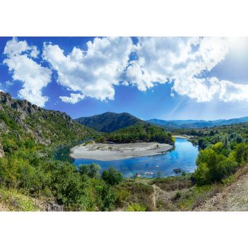 Lais Puzzle - Mäander des Flusses Arda im Rhodopengebirge, Staudamm Kardzhali, Bulgarien - 1.000 Teile
