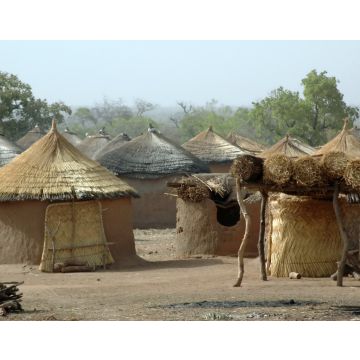 Lais Puzzle - Dorf, Häuser aus Erde und Gras, Burkina Faso, Afrika - 40, 100, 200, 500, 1.000 & 2.000 Teile