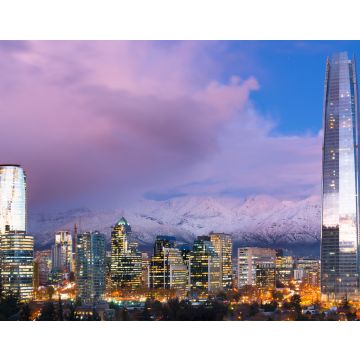 Lais Puzzle - Skyline des Finanzviertels in Las Condes mit den Anden im Hintergrund, Santiago de Chile - 40, 100, 200, 500, 1.000 & 2.000 Teile