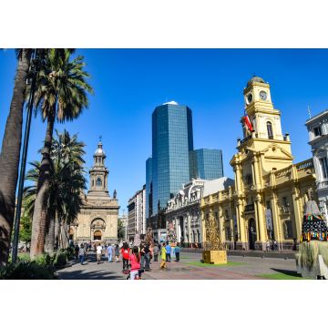 Lais Puzzle - Historische Gebäude auf der Plaza de Armas, Santiago, Chile - 1.000 Teile