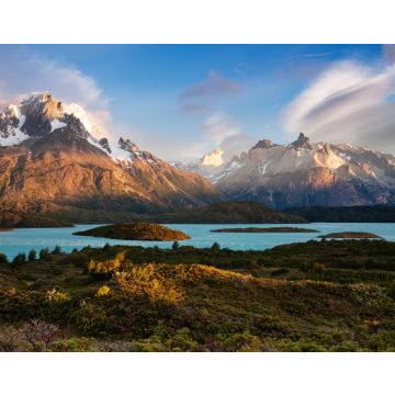 Lais Puzzle - Schneebedeckte Berge und See, Torres del Paine, Chile - 40, 100, 200, 500, 1.000 & 2.000 Teile