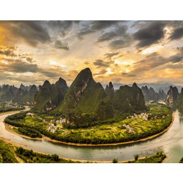 Lais Puzzle - Xianggong-Hügellandschaft von Guilin, Li-Fluss und Karstgebirge. Xingping, Kreis Yangshuo, Provinz Guangxi, China - 40, 100, 200, 500, 1.000 & 2.000 Teile