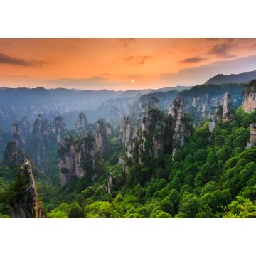 Lais Puzzle - Zhangjiajie Nationaler Waldpark bei Sonnenuntergang, Wulingyuan, Hunan, China - 1.000 Teile