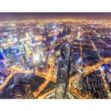 Lais Puzzle - Lujiazui Finanzviertel bei Nacht in Shanghai, China - 40, 100, 200, 500, 1.000 & 2.000 Teile