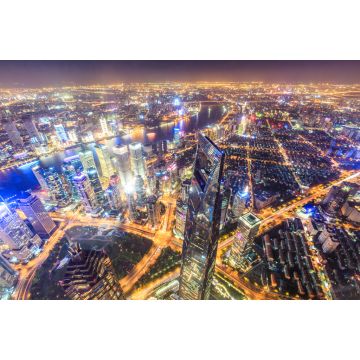 Lais Puzzle - Lujiazui Finanzviertel bei Nacht in Shanghai, China - 2.000 Teile