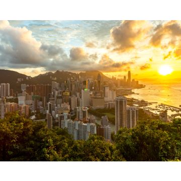 Lais Puzzle - Sonnenuntergang in Hongkong Luftaufnahme - 40, 100, 200, 500, 1.000 & 2.000 Teile