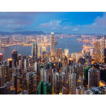 Lais Puzzle - Blick auf die Skyline von Hongkong in Kowloon vom Victoria Peak in Hongkong. Asiatischer Tourismus, modernes Stadtleben oder Finanz- und Wirtschaftskonzept - 40, 100, 200, 500, 1.000 & 2.000 Teile