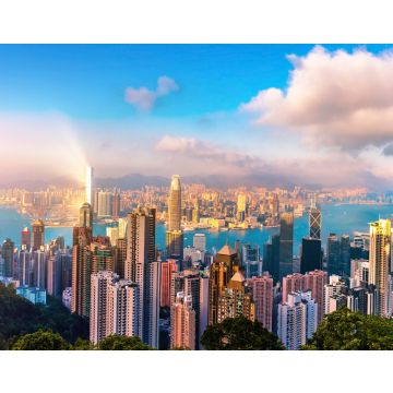 Lais Puzzle - Blick auf Hongkong-Wolkenkratzer von The peak - 40, 100, 200, 500, 1.000 & 2.000 Teile