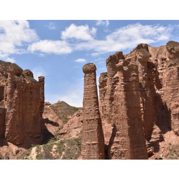 Lais Puzzle - Felsformationen in der Zhangye Bingguo Danxia Landform in der Provinz Gansu, China - 40, 100, 200, 500, 1.000 & 2.000 Teile