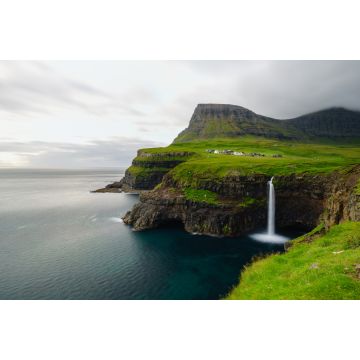 Lais Puzzle - Gasadalur Wasserfall, Färöer Inseln - 2.000 Teile