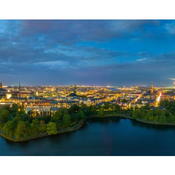 Lais Puzzle - Atemberaubende Lichter der Stadt, weites Kopenhagen-Panorama bei Nacht - 40, 100, 200, 500, 1.000 & 2.000 Teile