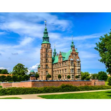 Lais Puzzle - Dänemark - Region Seeland - Kopenhagen Stadtzentrum - Panoramablick auf das königliche Schloss Rosenborg im Königlichen Garten Kondens Have Park - 40, 100, 200, 500, 1.000 & 2.000 Teile