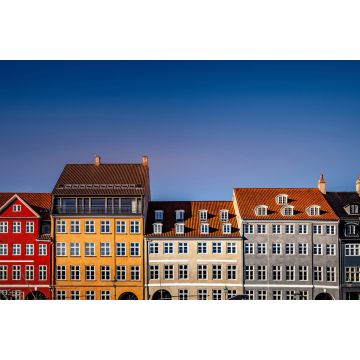 Lais Puzzle - Schöne historische Häuser vor blauem Himmel an einem sonnigen Tag, Kopenhagen, Dänemark - 2.000 Teile