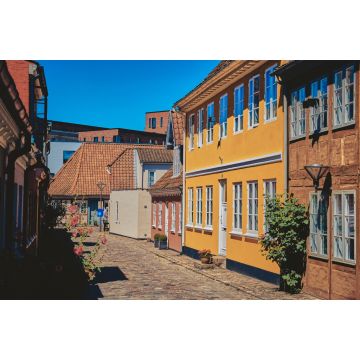 Lais Puzzle - Schöne Straßen in der Altstadt. Odense, Dänemark - 2.000 Teile