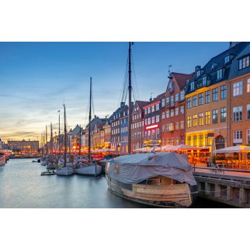Lais Puzzle - Nyhavn Wahrzeichen bei Nacht in Kopenhagen, Dänemark - 2.000 Teile