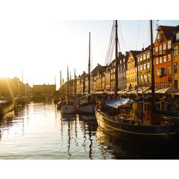 Lais Puzzle - Schiffe bei Sonnenuntergang. Malerische Architektur in der Altstadt von Kopenhagen, Dänemark - 40, 100, 200, 500, 1.000 & 2.000 Teile