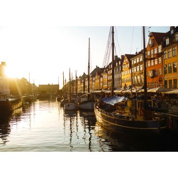 Lais Puzzle - Schiffe bei Sonnenuntergang. Malerische Architektur in der Altstadt von Kopenhagen, Dänemark - 1.000 Teile