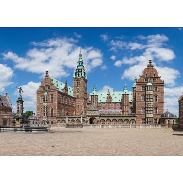 Lais Puzzle - Panoramablick auf das Schloss Frederiksborg in Hillerod an einem schönen Sommertag - 1.000 Teile