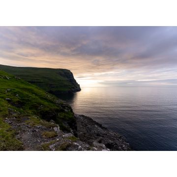 Lais Puzzle - Schöne Luftaufnahme von Risin und Kellingin, dem Riesen und der Hexe von Tjornuvik auf den Färöern - 1.000 Teile
