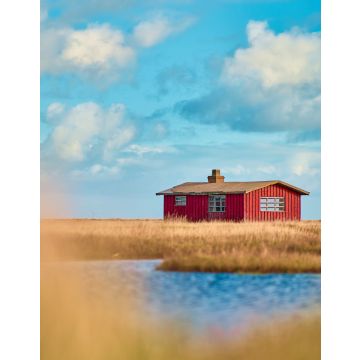 Lais Puzzle - Alte rote Hütte am Limfjord in Dänemark an einem sonnigen Tag - 40, 100, 200, 500, 1.000 & 2.000 Teile