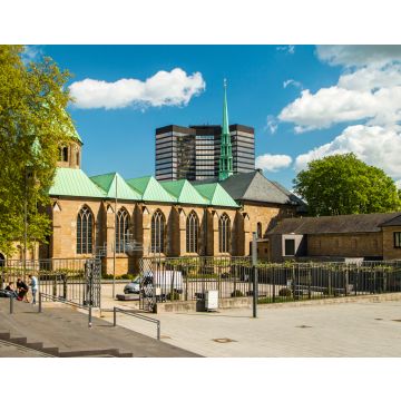 Lais Puzzle - Dom in Essen, Deutschland, und moderner Büroturm, Stadtsilhouette - 40, 100, 200, 500, 1.000 & 2.000 Teile
