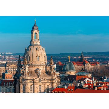 Lais Puzzle - Frauenkirche und Glaskuppel der Akademie der Bildenden Künste oder Zitronenpresse und Dächer des alten Dresden, Sachsen, Deutschland - 1.000 Teile