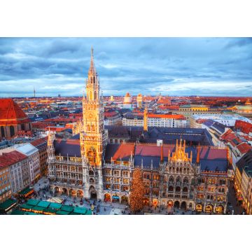 Lais Puzzle - Luftaufnahme des Marienplatzes in München - 1.000 Teile