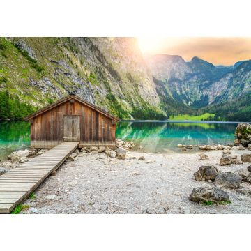 Lais Puzzle - Bootsanlegestelle am Obersee, Berchtesgaden, Bayern - 1.000 Teile